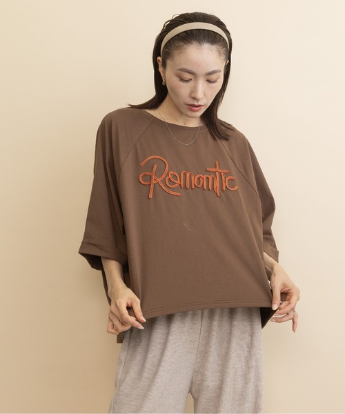 lodie(ロディ)の「”Romantic・ロゴモチーフT(Tシャツ/カットソー・レディース・ブラウン/チャコールグレー/ブラック・FREE)」の13枚目の写真