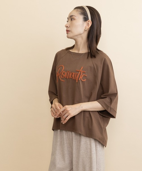 lodie(ロディ)の「”Romantic・ロゴモチーフT(Tシャツ/カットソー・レディース・ブラウン/チャコールグレー/ブラック・FREE)」の16枚目の写真