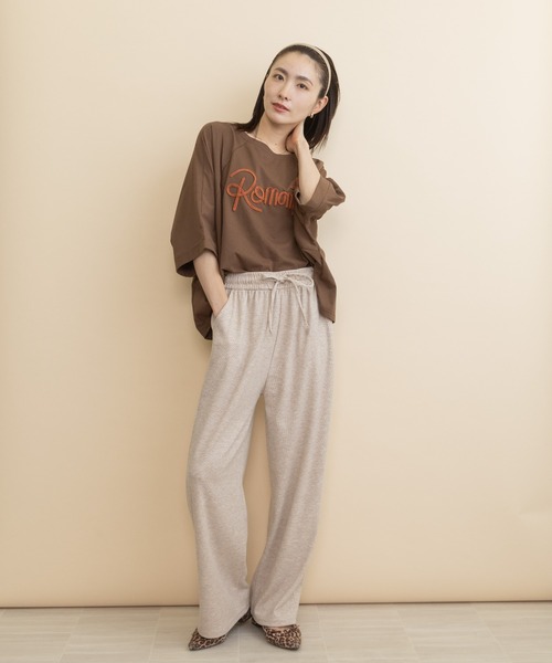 lodie(ロディ)の「”Romantic・ロゴモチーフT(Tシャツ/カットソー・レディース・ブラウン/チャコールグレー/ブラック・FREE)」の17枚目の写真