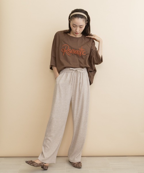 lodie(ロディ)の「”Romantic・ロゴモチーフT(Tシャツ/カットソー・レディース・ブラウン/チャコールグレー/ブラック・FREE)」の9枚目の写真
