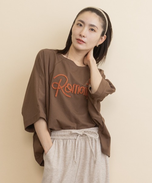 lodie(ロディ)の「”Romantic・ロゴモチーフT(Tシャツ/カットソー・レディース・ブラウン/チャコールグレー/ブラック・FREE)」の21枚目の写真