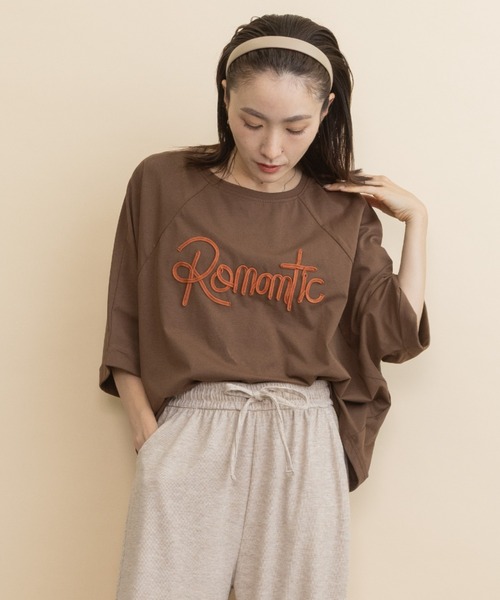 lodie(ロディ)の「”Romantic・ロゴモチーフT(Tシャツ/カットソー・レディース・ブラウン/チャコールグレー/ブラック・FREE)」の22枚目の写真