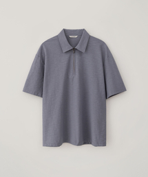 BLANKROOM（ブランクルーム）の「ノーブルスラブハーフジップ_MAUVE（Tシャツ/カットソー）」