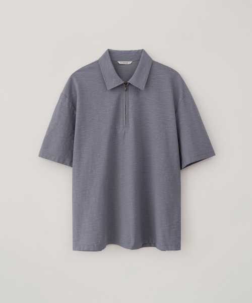 BLANKROOM(ブランクルーム)の「ノーブルスラブハーフジップ_MAUVE(Tシャツ/カットソー・メンズ・その他・1/2/3)」の1枚目の写真