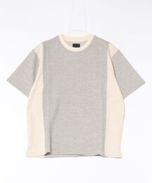★MMMM★イレギュラーテレコ　サイドパネルドTEE
