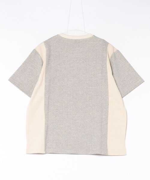 sunny branch(サニーブランチ)の「★MMMM★イレギュラーテレコ サイドパネルドTEE(Tシャツ/カットソー・メンズ・ベージュ・LARGE)」の2枚目の写真