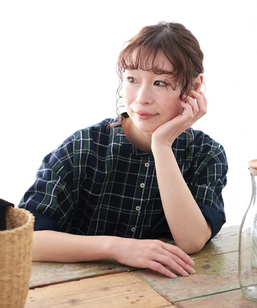 soulberry(ソウルベリー)の「夏便りのワンピース(ワンピース・レディース・ネイビー・LL/3L/4L/5L/M/L)」の4枚目の写真