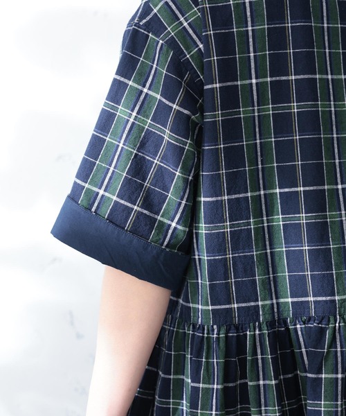soulberry(ソウルベリー)の「夏便りのワンピース(ワンピース・レディース・ネイビー・LL/3L/4L/5L/M/L)」の14枚目の写真