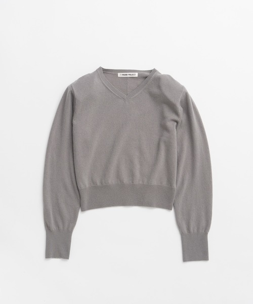 PRANK PROJECT(プランクプロジェクト)の「【2026Autumn Pre-Order】メリノウールショルダーパッドニット / Merino Wool Shoulder Pad Knit(ニット/セーター・レディース・ネイビー/ブラウン/グレー・FREE)」の16枚目の写真