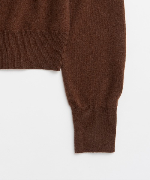 PRANK PROJECT(プランクプロジェクト)の「【2026Autumn Pre-Order】メリノウールショルダーパッドニット / Merino Wool Shoulder Pad Knit(ニット/セーター・レディース・ネイビー/ブラウン/グレー・FREE)」の19枚目の写真