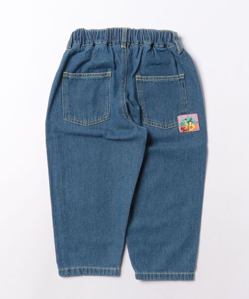 BOBO CHOSES(ボボショーズ)の「Taxi Saurus Tag denim pants(デニムパンツ・キッズ・ダークブルー・100cm/110cm/120cm)」の5枚目の写真