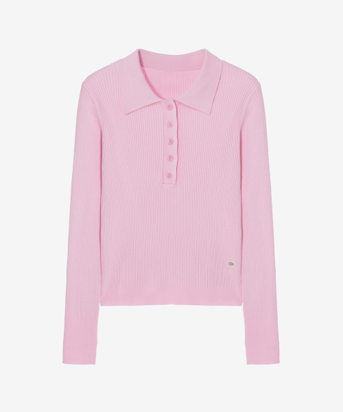 MIND BRIDGE WOMEN（マインドブリッジウーマン）の「[W][COUTURE]リブカラーニット - 4カラー（ニット/セーター・レディース・ピンク/イエロー・55/66）」の11枚目の写真