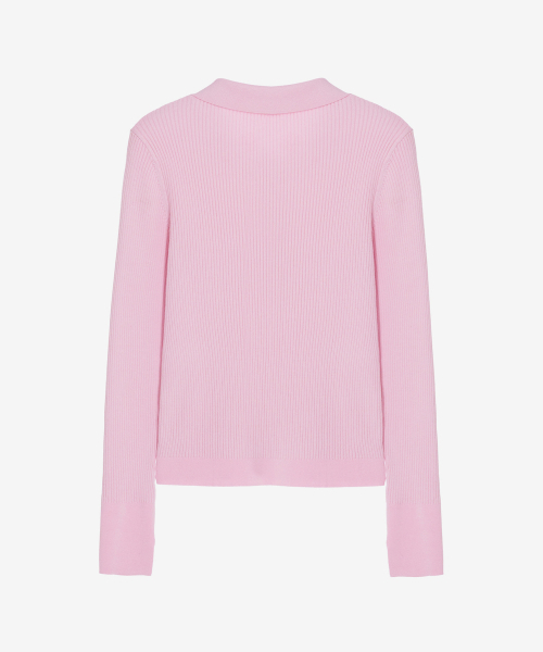 MIND BRIDGE WOMEN（マインドブリッジウーマン）の「[W][COUTURE]リブカラーニット - 4カラー（ニット/セーター・レディース・ピンク/イエロー・55/66）」の12枚目の写真