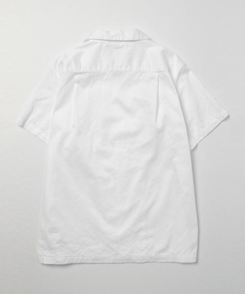 BEAMS BOY(ビームスボーイ)の「▲【FUDGE5月号掲載】BEAMS BOY / スイスコットン ムジ 開襟ショートスリーブ(シャツ/ブラウス・レディース・ホワイト/ネイビー・ONE SIZE)」の13枚目の写真
