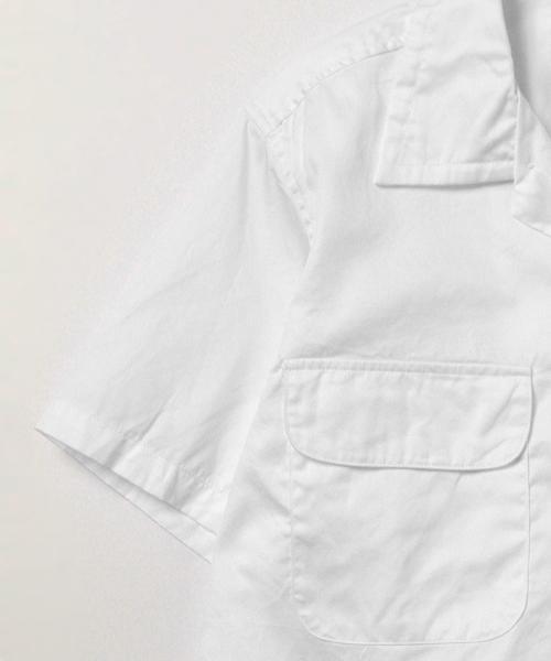 BEAMS BOY(ビームスボーイ)の「▲【FUDGE5月号掲載】BEAMS BOY / スイスコットン ムジ 開襟ショートスリーブ(シャツ/ブラウス・レディース・ホワイト/ネイビー・ONE SIZE)」の15枚目の写真
