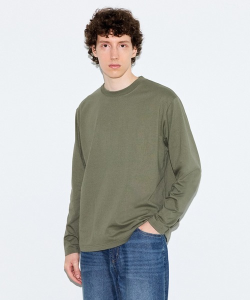 coca(coca)(コカ)の「ベーシックロンT(Tシャツ/カットソー・メンズ・カーキ/ホワイト/ブルー/ブラック・L/XL/2XL/M)」の13枚目の写真