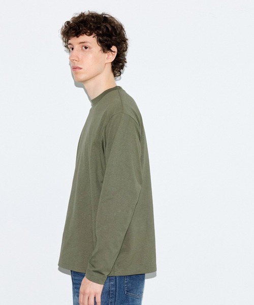 coca(coca)(コカ)の「ベーシックロンT(Tシャツ/カットソー・メンズ・カーキ/ホワイト/ブルー/ブラック・L/XL/2XL/M)」の14枚目の写真