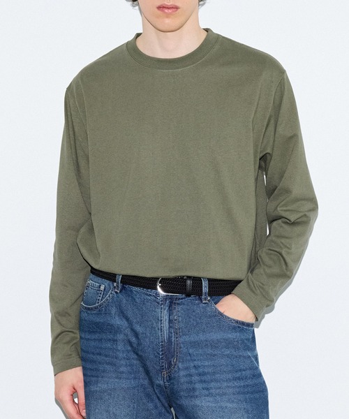 coca(coca)(コカ)の「ベーシックロンT(Tシャツ/カットソー・メンズ・カーキ/ホワイト/ブルー/ブラック・L/XL/2XL/M)」の15枚目の写真