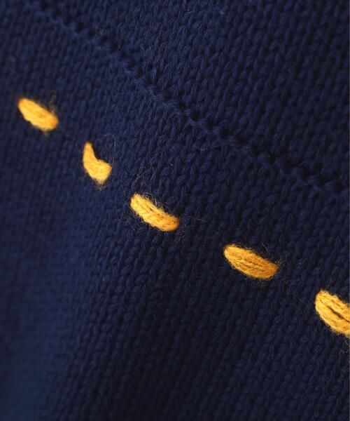 BEAVER(ビーバー)の「B omnivore/ビーオムニボー HANDSTITCH CABLE KNIT CREW NECK ハンドステッチケーブルニットクルーネック(ニット/セーター・メンズ・ホワイト/ブラック/ネイビー/ブラウン・M/L)」の19枚目の写真