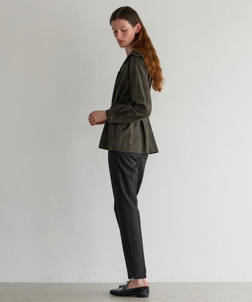 martinique(マルティニーク)の「シガレットパンツ(その他パンツ・レディース・ブラック/ブラウン・1/2)」の6枚目の写真