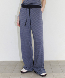 [CORE] COLOR COMBI STRIPE SWEATPANTS - DARK GREY