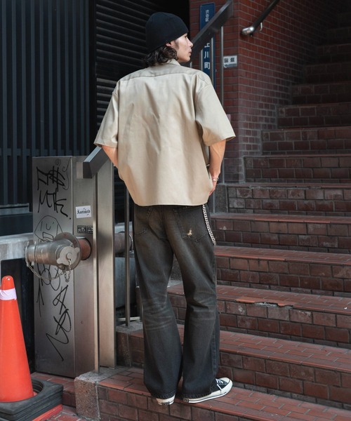 WEGO(ウィゴー)の「WEGO/【26年春夏新作】ダメージフレアデニムパンツ(デニムパンツ・メンズ・コバルトブルー/ブラック系3・LARGE/MEDIUM)」の22枚目の写真