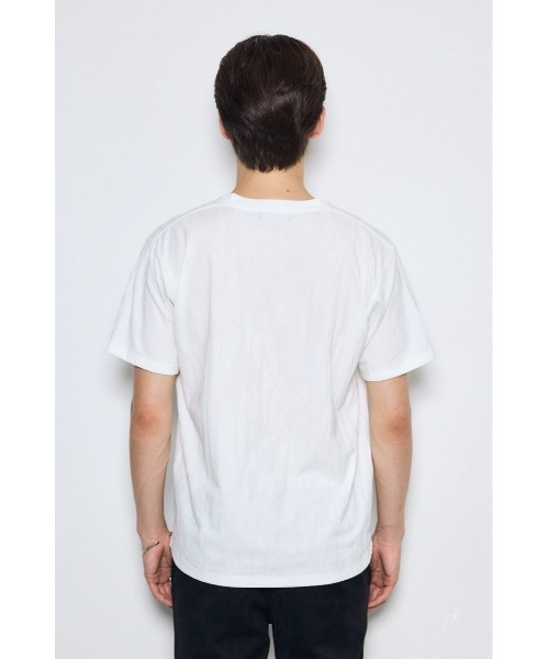 AZUL by moussy(アズールバイマウジー)の「シャドーウェーブV/N半袖トップス 夏服 インナー Tシャツ(Tシャツ/カットソー・メンズ・ホワイト/ブラック/グレー・MEDIUM/LARGE)」の8枚目の写真