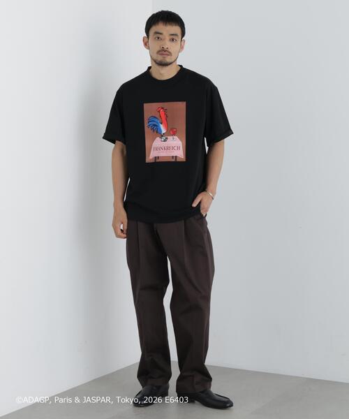NANO universe(ナノユニバース)の「「OtoNANO」×SAVIGNAC プリントTシャツ(Tシャツ/カットソー・メンズ・ホワイト/ブラック/グレー/ブラウン・L/M)」の11枚目の写真