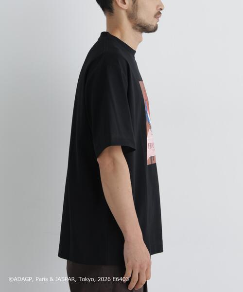 NANO universe(ナノユニバース)の「「OtoNANO」×SAVIGNAC プリントTシャツ(Tシャツ/カットソー・メンズ・ホワイト/ブラック/グレー/ブラウン・L/M)」の13枚目の写真