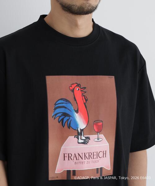 NANO universe(ナノユニバース)の「「OtoNANO」×SAVIGNAC プリントTシャツ(Tシャツ/カットソー・メンズ・ホワイト/ブラック/グレー/ブラウン・L/M)」の15枚目の写真