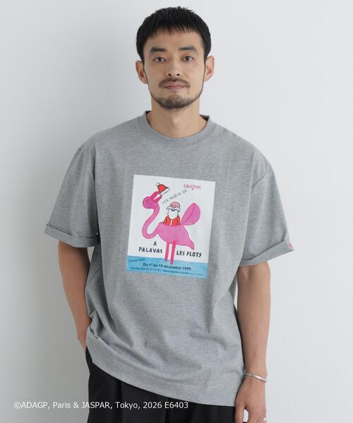 NANO universe(ナノユニバース)の「「OtoNANO」×SAVIGNAC プリントTシャツ(Tシャツ/カットソー・メンズ・ホワイト/ブラック/グレー/ブラウン・L/M)」の20枚目の写真