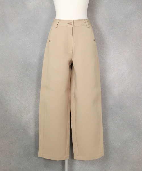 STUDIO PICONE(スタジオピッコーネ)の「バレルレッグUVパンツ(その他パンツ・レディース・キャメル/ブラック/ベージュ/ホワイト・M/L/LL)」の7枚目の写真