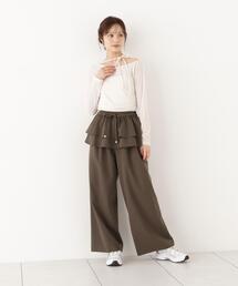 PROPORTION BODY DRESSING | <a>ペプラムピンストライプパンツ / 1216230901(その他パンツ)