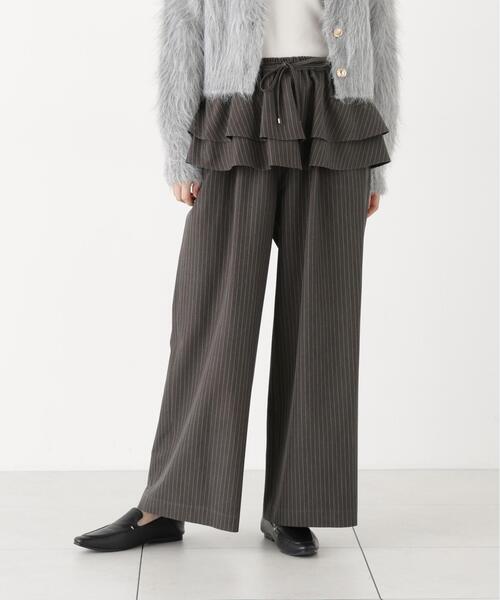 PROPORTION BODY DRESSING(プロポーションボディドレッシング)の「<a>ペプラムピンストライプパンツ / 1216230901(その他パンツ・レディース・ダークグレー/ブラウン・MEDIUM/P/S)」の15枚目の写真