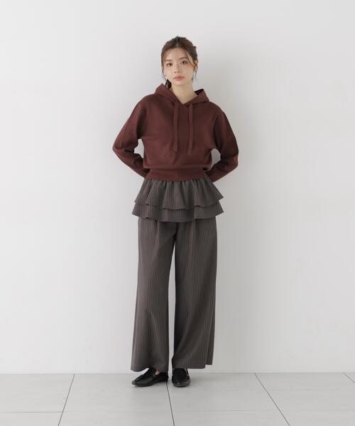 PROPORTION BODY DRESSING(プロポーションボディドレッシング)の「<a>ペプラムピンストライプパンツ / 1216230901(その他パンツ・レディース・ダークグレー/ブラウン・MEDIUM/P/S)」の17枚目の写真