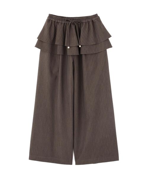 PROPORTION BODY DRESSING(プロポーションボディドレッシング)の「<a>ペプラムピンストライプパンツ / 1216230901(その他パンツ・レディース・ダークグレー/ブラウン・MEDIUM/P/S)」の9枚目の写真