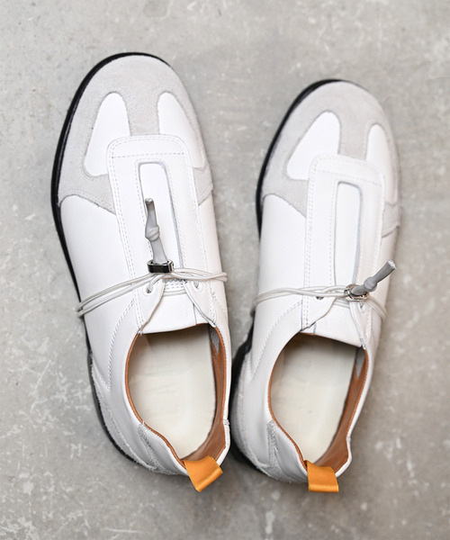 EARLE(アール)の「EARLE アール / Shoe sneaker german ドレスジャーマントレーナー / ER6431(スニーカー・メンズ・ホワイト/ブラック・44/40/42)」の2枚目の写真