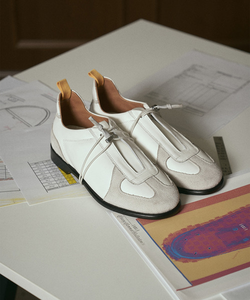 EARLE(アール)の「EARLE アール / Shoe sneaker german ドレスジャーマントレーナー / ER6431(スニーカー・メンズ・ホワイト/ブラック・44/40/42)」の5枚目の写真