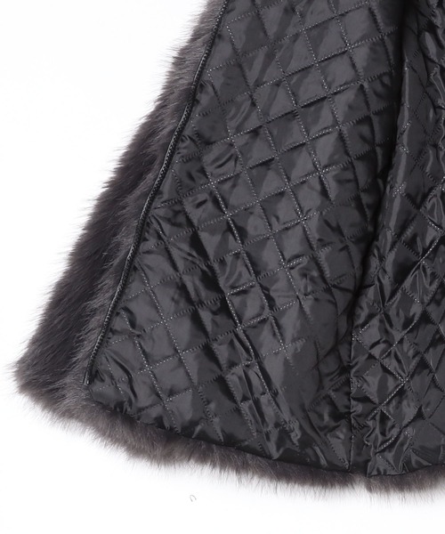Faux Fur Chin Strap 2-Way Poodle Jacket / フェイクファー チン