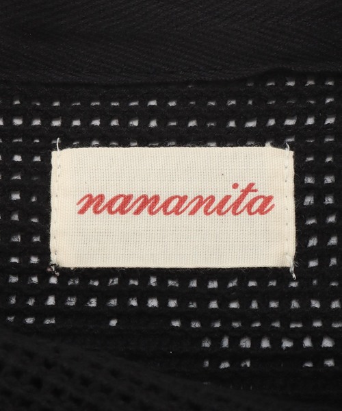 Nananita(ナナニータ)の「NANANITA/ナナニータ ROSE CROCHET BAG バッグ(ハンドバッグ・レディース・ブラック/アイボリー・FREE)」の15枚目の写真