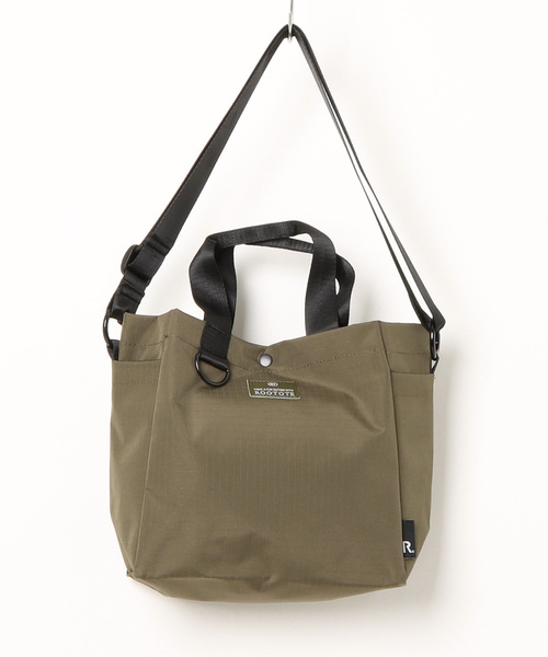 ROOTOTE(ルートート)の「【ROOTOTE】SC.デリ2way.ripstop-A 3557(トートバッグ・レディース・チャコールグレー/ブラウン/カーキ/ブラック・FREE)」の3枚目の写真
