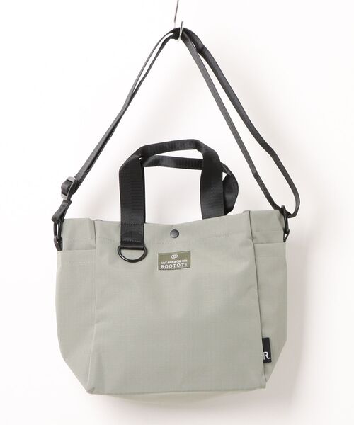 ROOTOTE(ルートート)の「【ROOTOTE】SC.デリ2way.ripstop-A 3557(トートバッグ・レディース・チャコールグレー/ブラウン/カーキ/ブラック・FREE)」の4枚目の写真