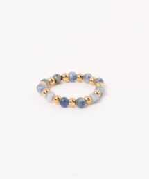 【lux sea jewelry(ラックス・シー・ジュエリー)】天然石 カラービーズリング lux-ring-12-6【RBTS】