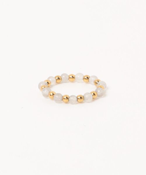 Burner(バーナー)の「【lux sea jewelry(ラックス・シー・ジュエリー)】天然石 カラービーズリング lux-ring-12-6【RBTS】(リング・レディース・ホワイト/ブルー系その他/ブルー/グレー/ホワイト系その他・FREE)」の3枚目の写真