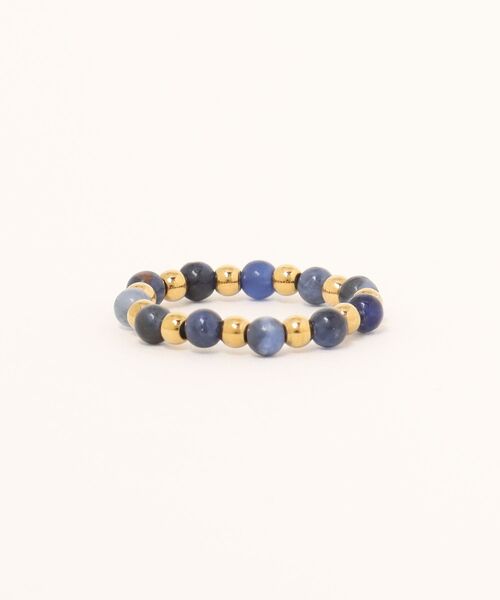 Burner(バーナー)の「【lux sea jewelry(ラックス・シー・ジュエリー)】天然石 カラービーズリング lux-ring-12-6【RBTS】(リング・レディース・ホワイト/ブルー系その他/ブルー/グレー/ホワイト系その他・FREE)」の4枚目の写真