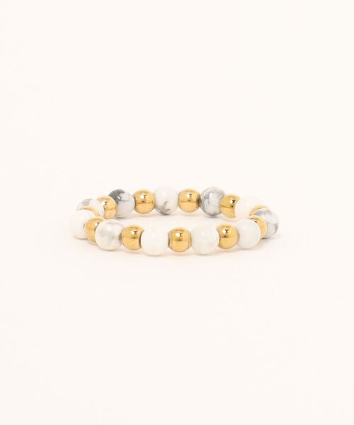 Burner(バーナー)の「【lux sea jewelry(ラックス・シー・ジュエリー)】天然石 カラービーズリング lux-ring-12-6【RBTS】(リング・レディース・ホワイト/ブルー系その他/ブルー/グレー/ホワイト系その他・FREE)」の6枚目の写真