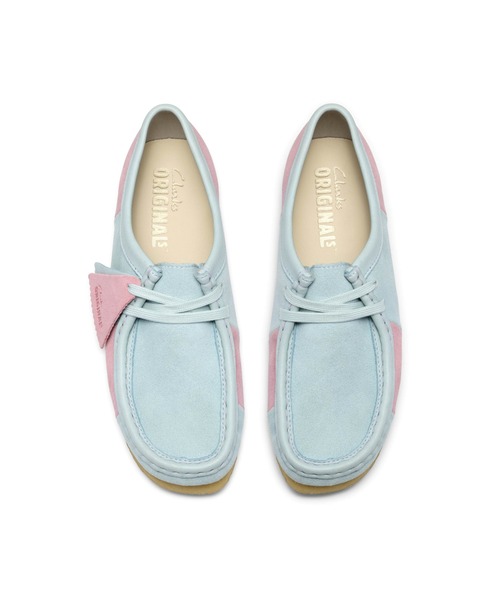 Clarks(クラークス)の「WALLABEE. PALE BLUE STRIPE(スニーカー・レディース・マルチ・23.5cm/24.0cm/24.5cm)」の4枚目の写真