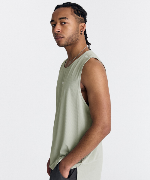 AIRIT(アイリット)の「エアドライ ランニングシングレット AM6011 KH(Tシャツ/カットソー・メンズ・ベージュ・X-LARGE/XXXXX-LARGE/XXX-LARGE)」の2枚目の写真