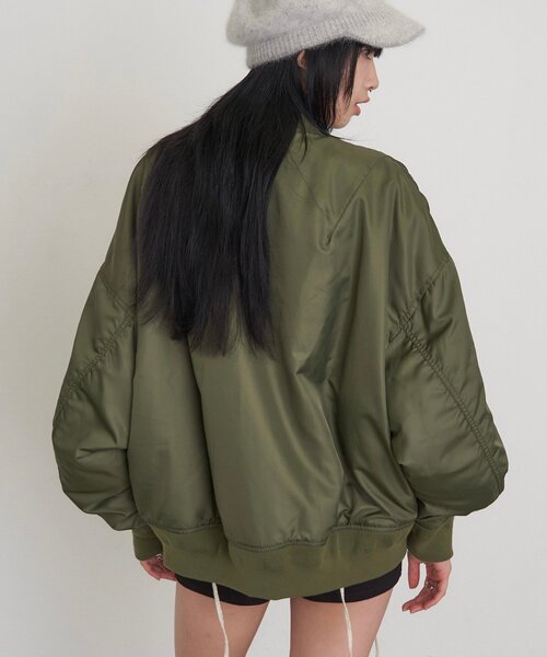 Sourcream(サワークリーム)の「【26AW LOOK掲載品番】【Sourcream】MA-1(MA-1・レディース・カーキ・MEDIUM/SMALL)」の5枚目の写真