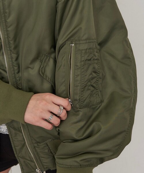 Sourcream(サワークリーム)の「【26AW LOOK掲載品番】【Sourcream】MA-1(MA-1・レディース・カーキ・MEDIUM/SMALL)」の8枚目の写真